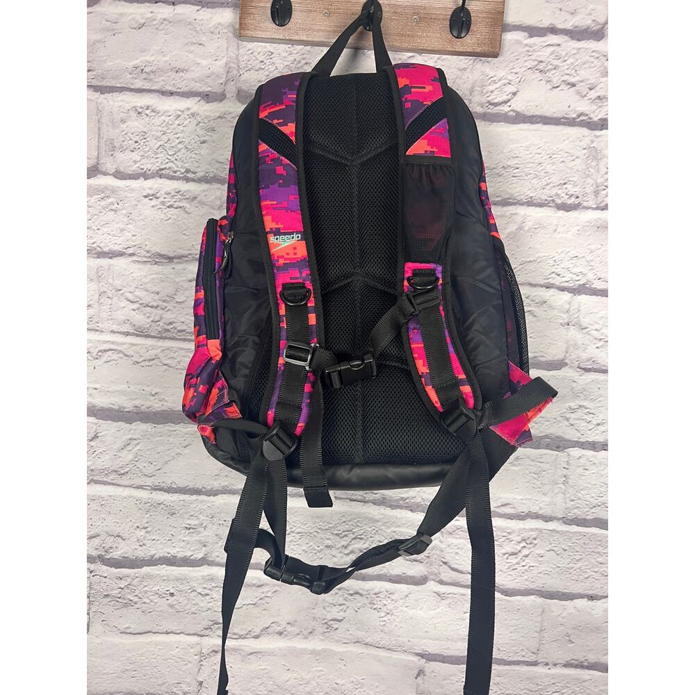 Speedo Unisex 35L Teamster Digital Camo Backpack Swim Bag Athleisure Outdoor Y2K - Picture 6 of 13